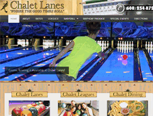 Tablet Screenshot of chaletlanes.com